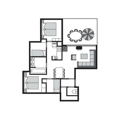 mediumsize floorplan